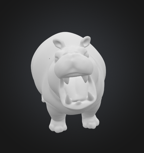 Miniatura 5 do modelo 3D Hippo