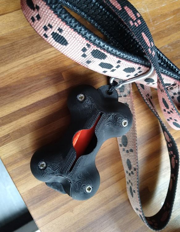 Dog-poop bag holder