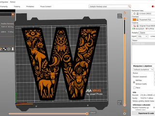 Crazy alphabet: Letter W by Nina Máčová | Download free STL model ...
