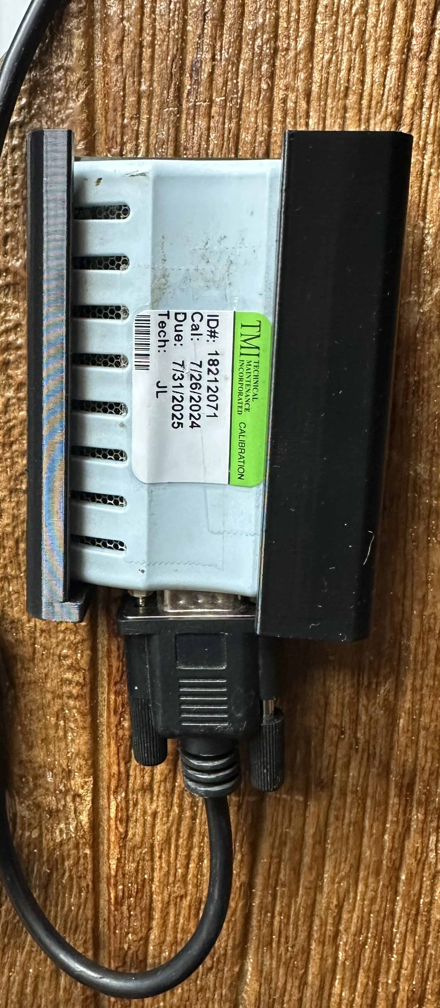 Holder for  the Vaisala Oyj SP-2000-20R Temperature/Humidity Logger