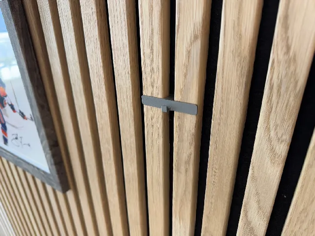 Wood Slat Wall Picture Frame Hanger