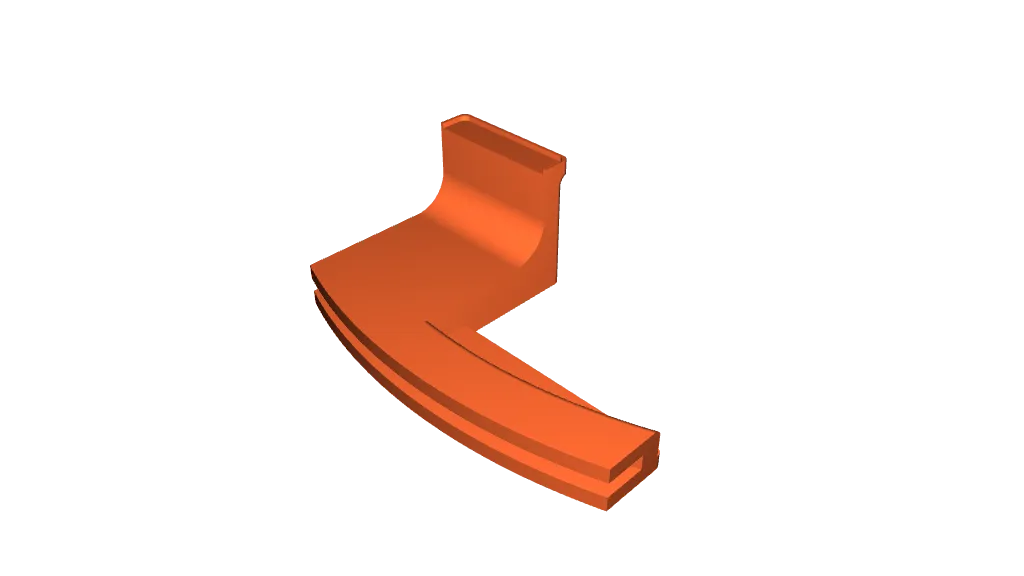 Nozzle wiper (V1.2) for Elegoo Neptune 4 (Bambu Lab style) by