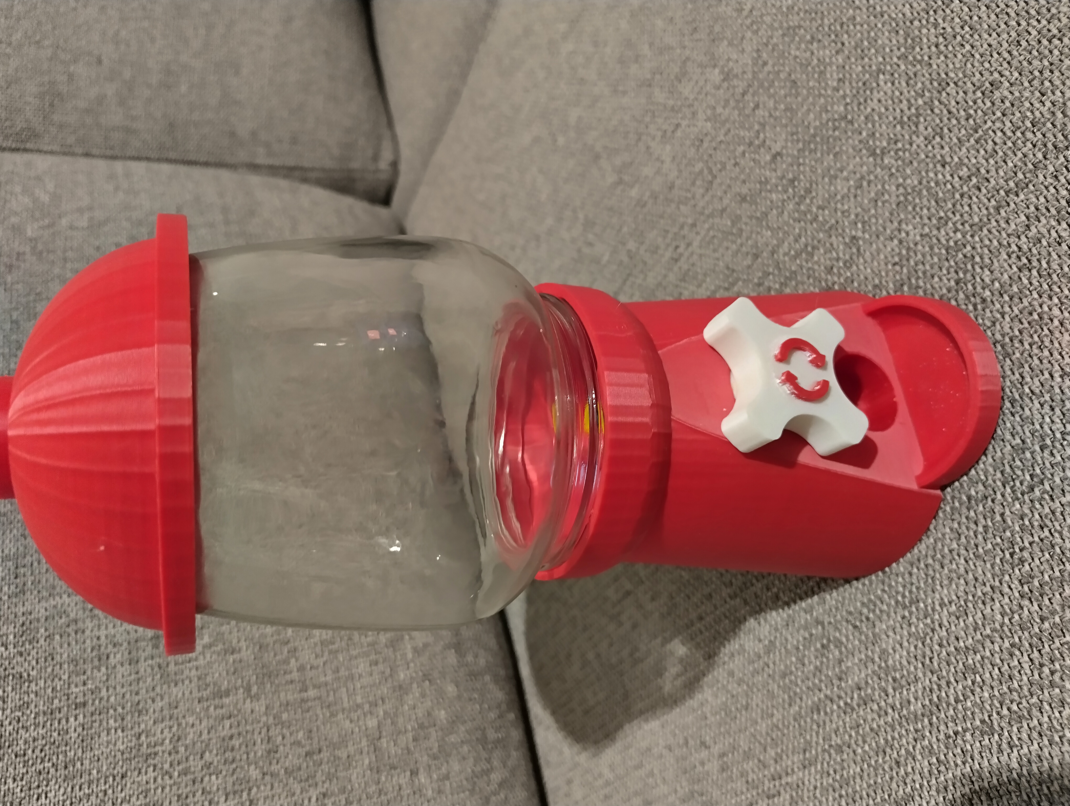 Lug lid jar thread for Simple Mason Jar Candy Dispenser