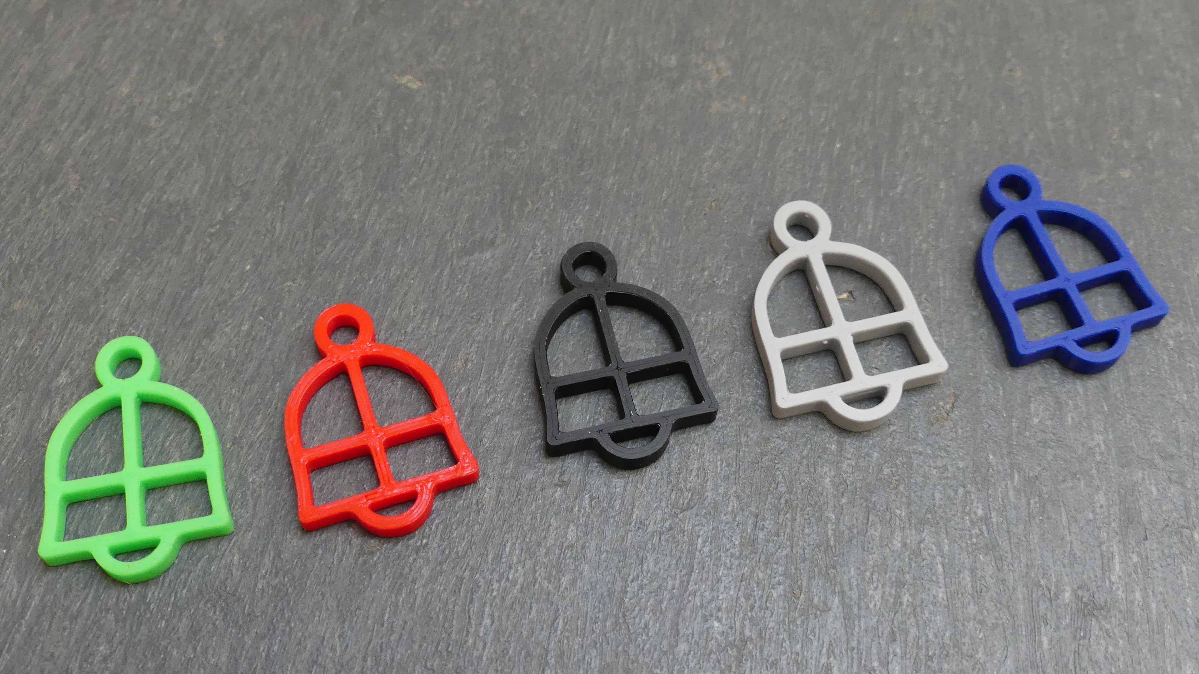 2D Keychain – Bell