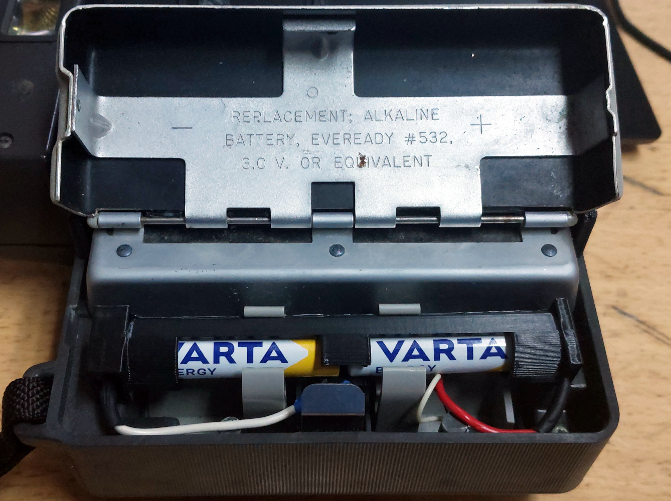532 to AAA battery holder for Polaroid cameras