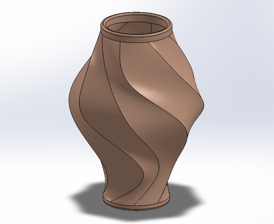 Wonky Spiral Vase