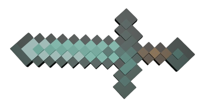 Miniatura 3 do modelo 3D Minecraft diamond sword