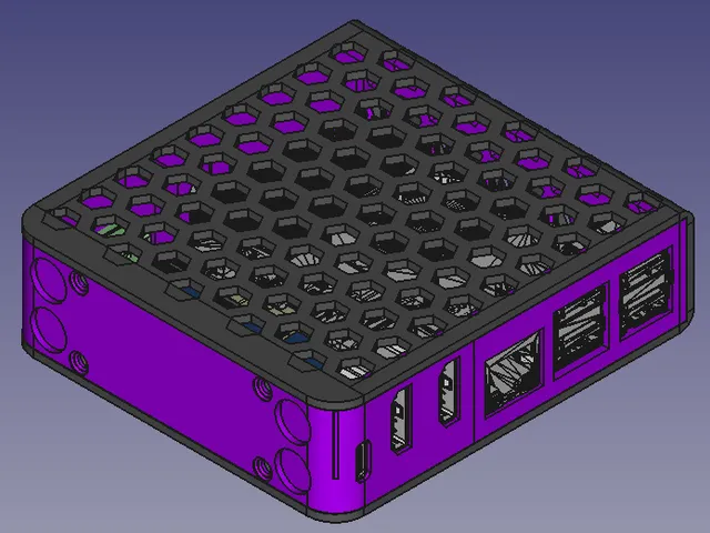 Book Case for Raspberry Pi 5 (Rpi5), Active cooler, 1 SSD, and full-HDMI