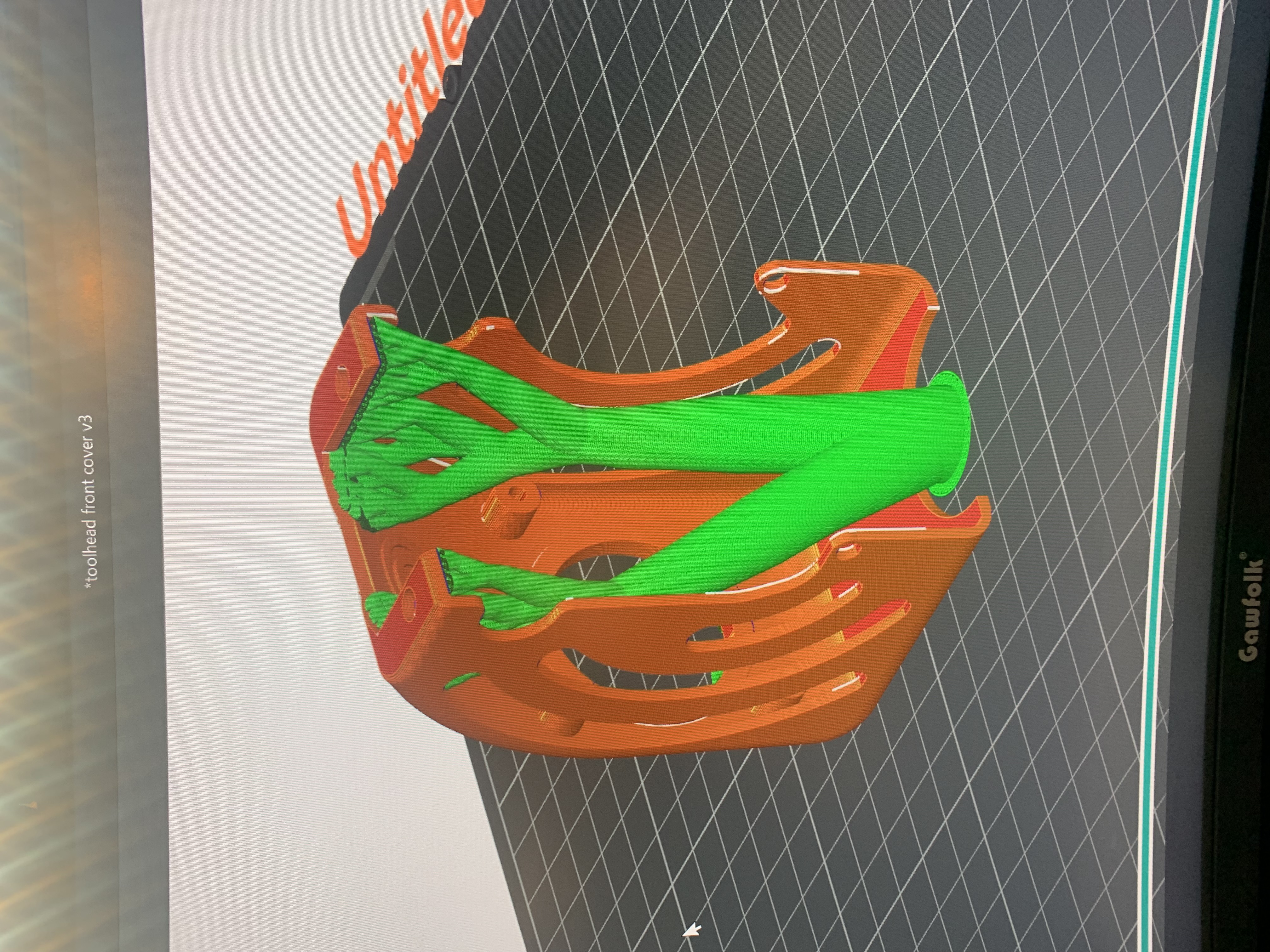 mojo3d  k1 series vortex toolhead shroud V1.1 — miniatura 4