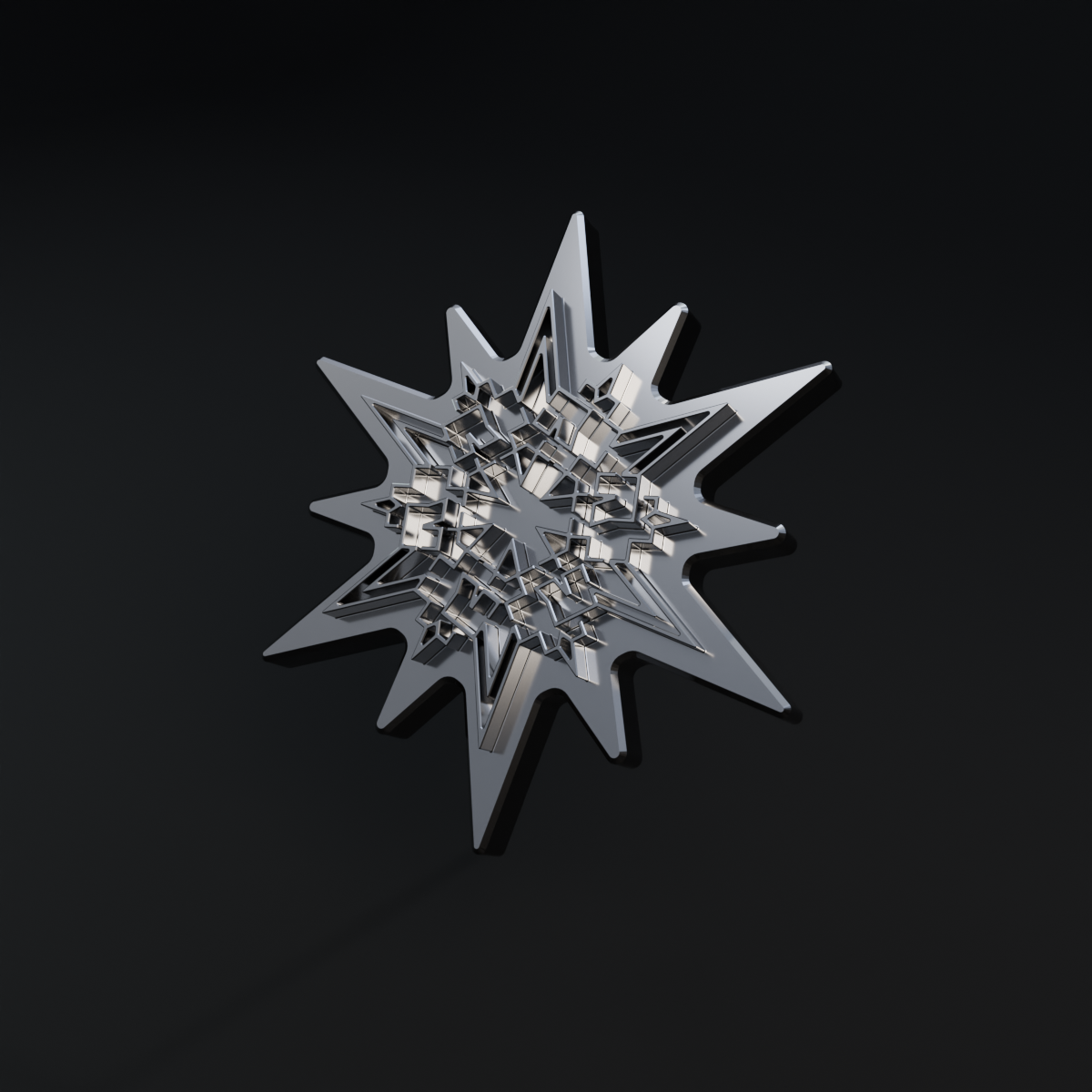 Rammstein star ear stud
