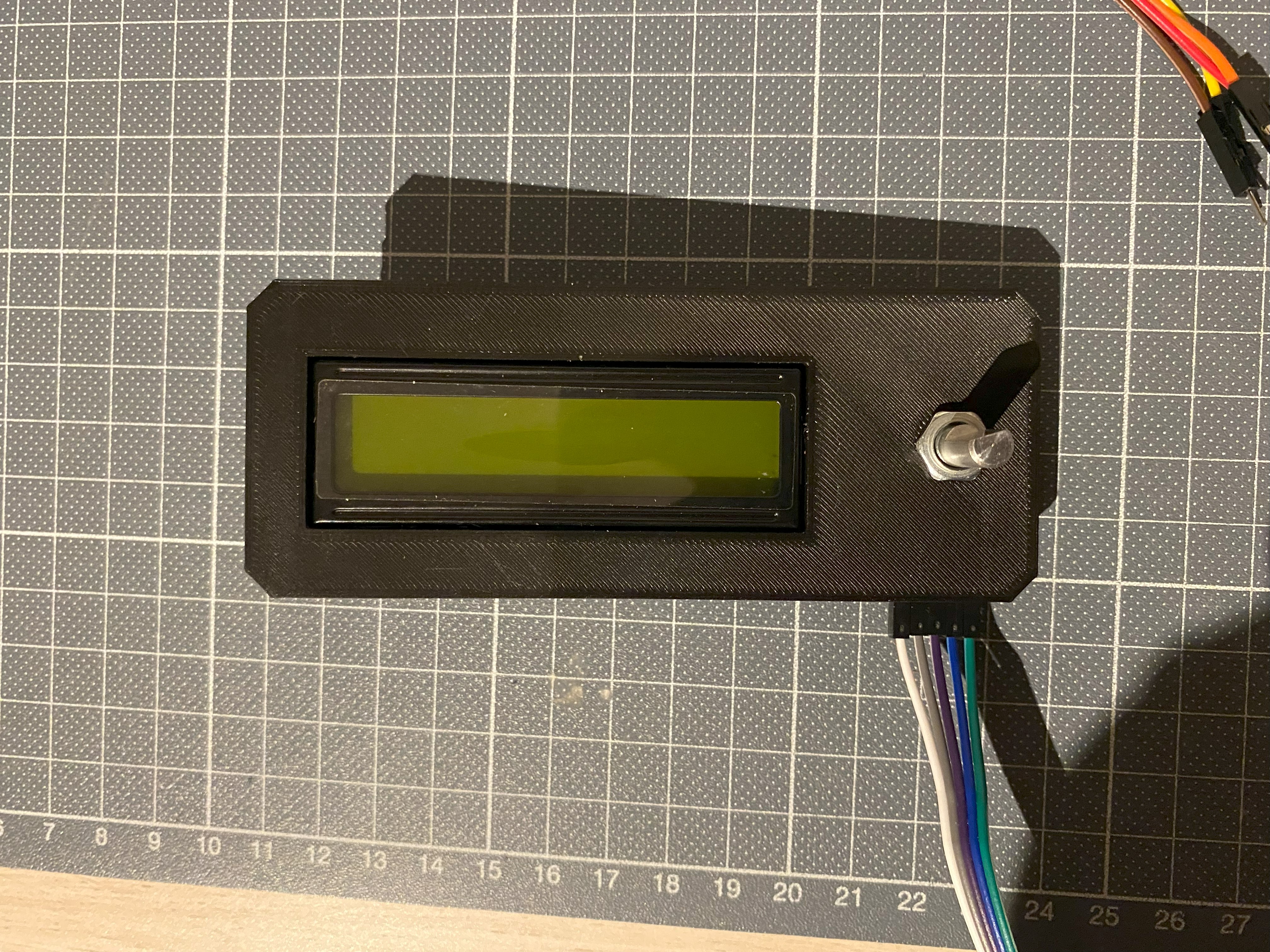 LCD + Rotary Encoder Bracket