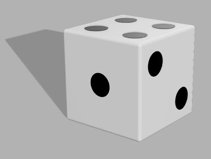 dice with smooth edges by sirskellybones | Download free STL model ...