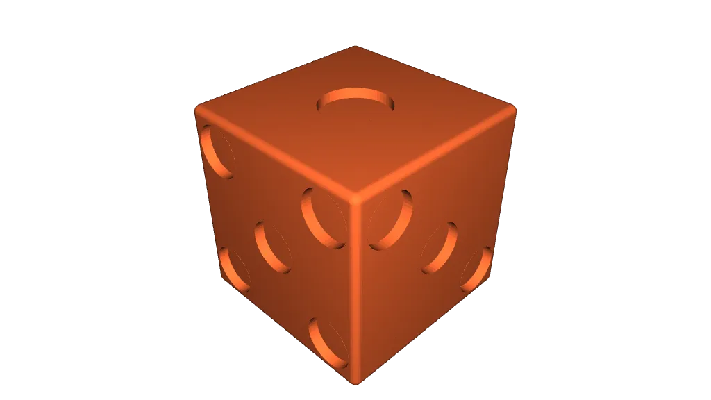 dice with smooth edges by sirskellybones | Download free STL model ...