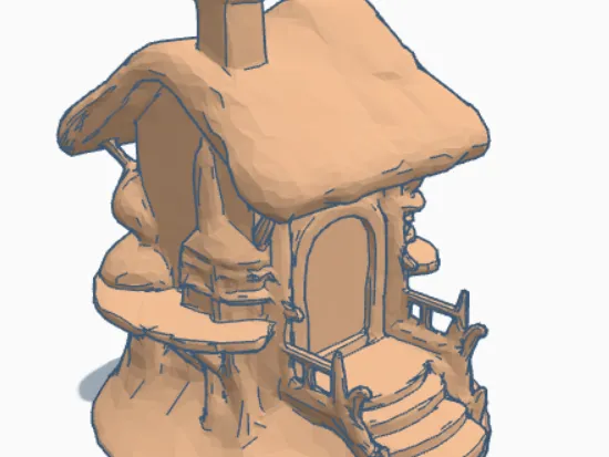 Three little houses