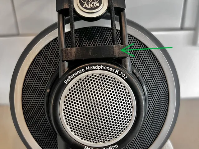 AKG K7xx Elastic Replacement *No Modification or Disassembly*