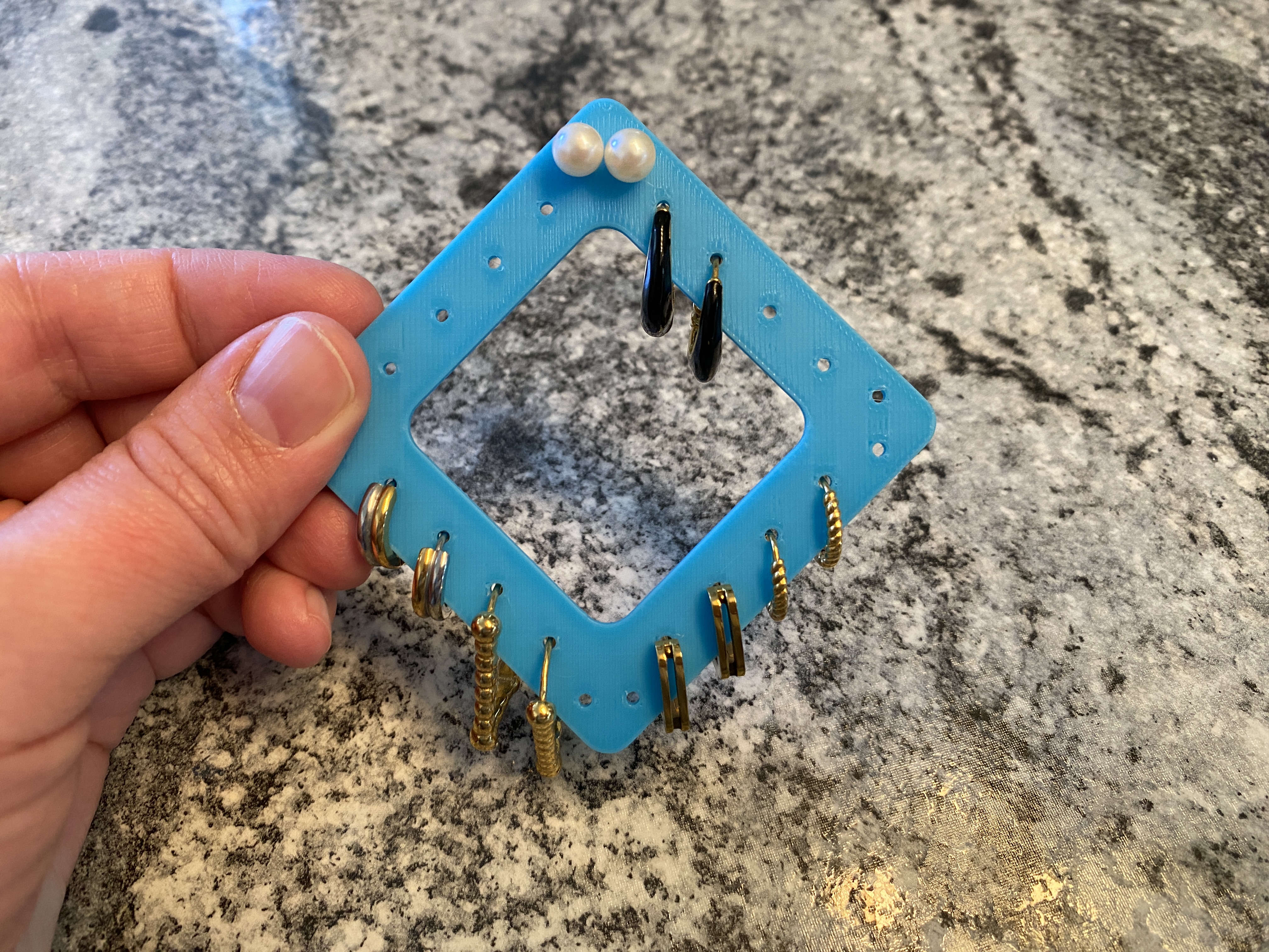 Hoop Earring Travel Holder