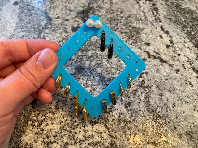 Hoop Earring Travel Holder