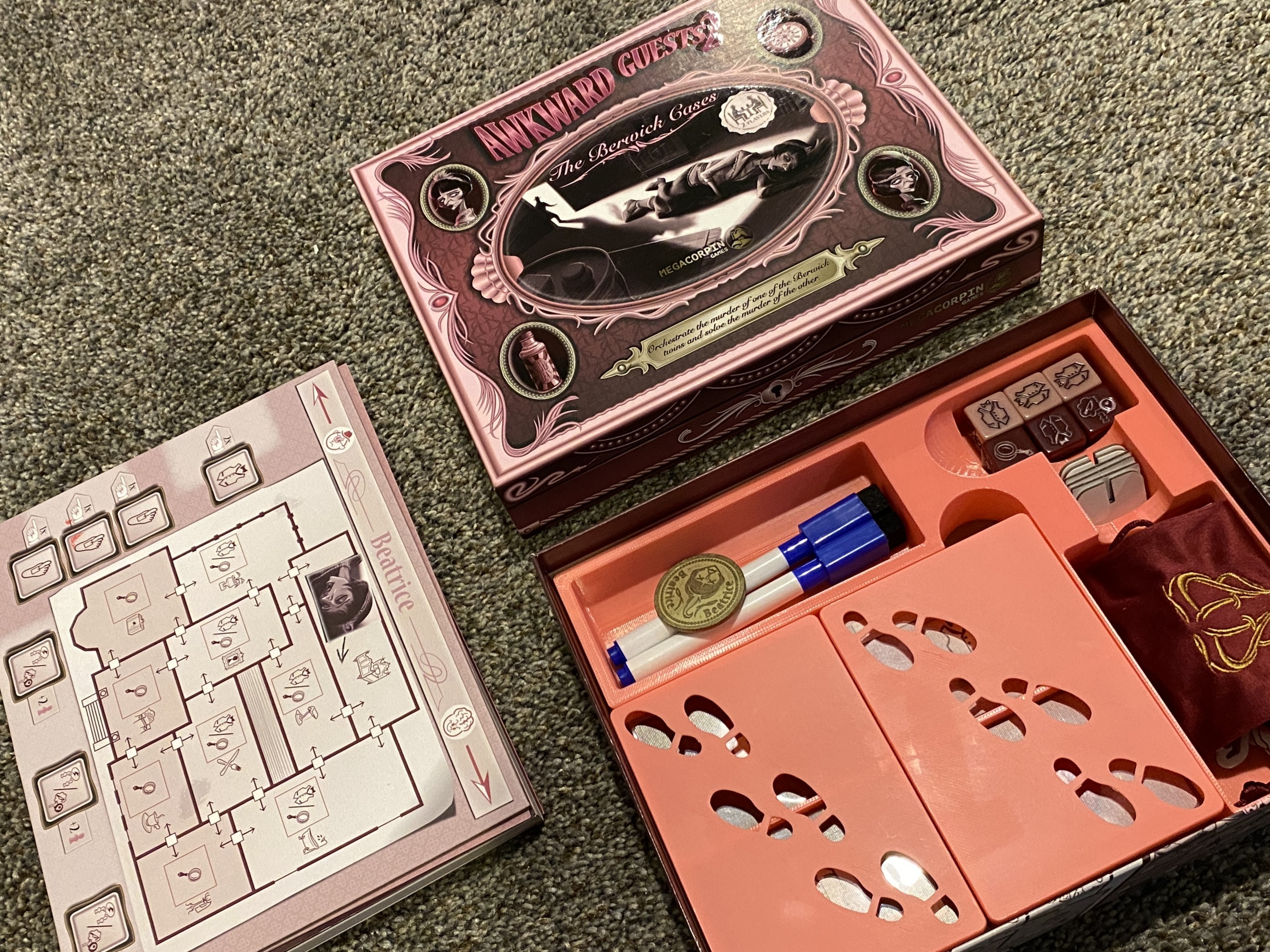 Awkward Guests 2 Board Game Insert
