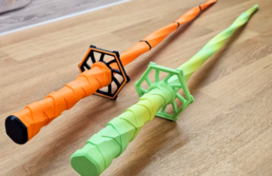 collapsing twisting katana