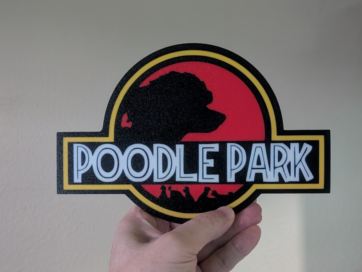 Poodle Park Sign