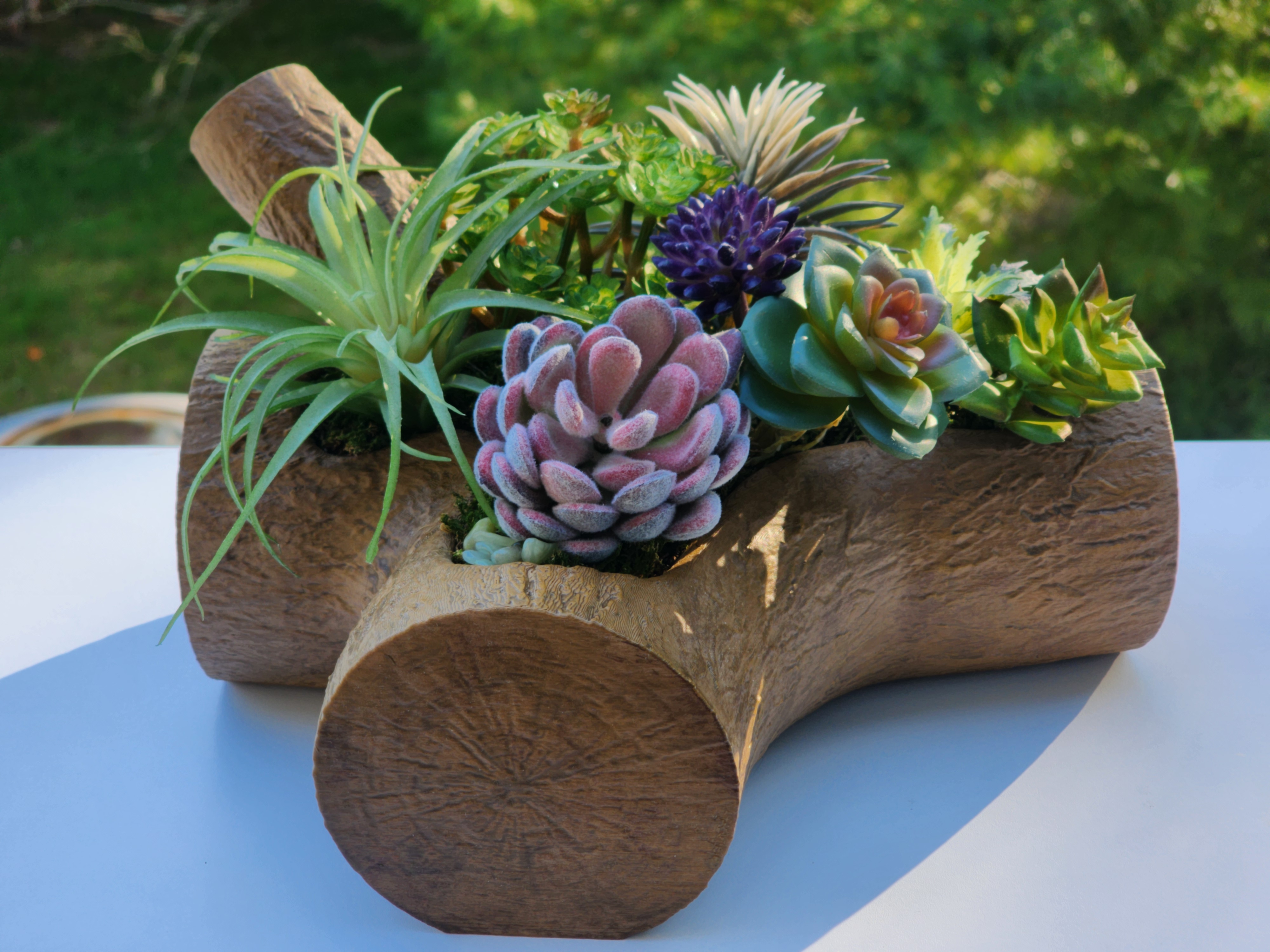 Log Planter