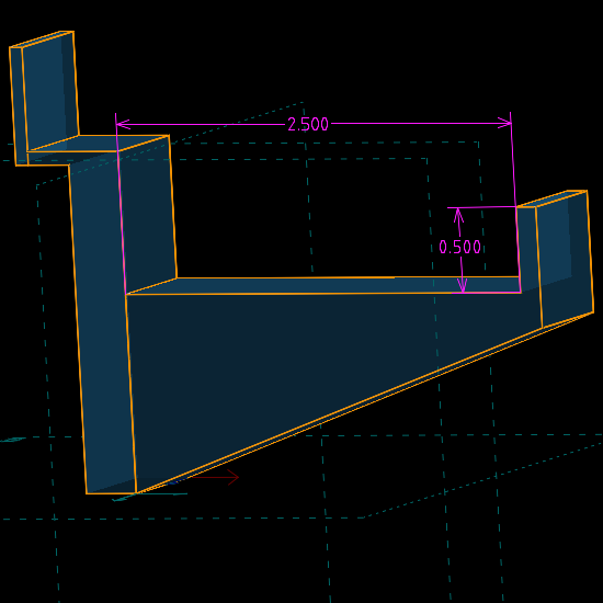 Miniatura 3 do modelo 3D Slatwall Hook - 2.5"