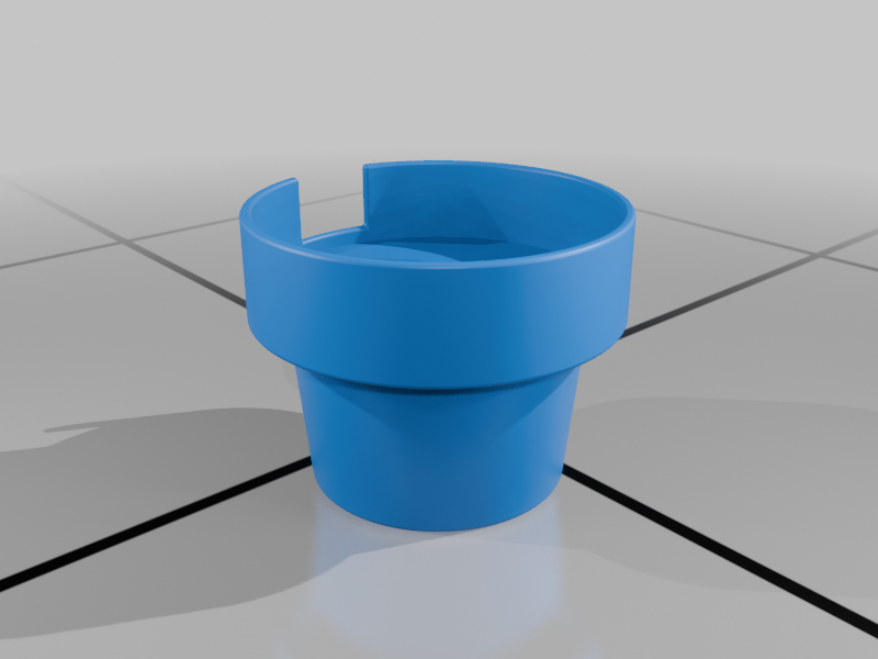 F150 cupholder adapter for Yeti mug