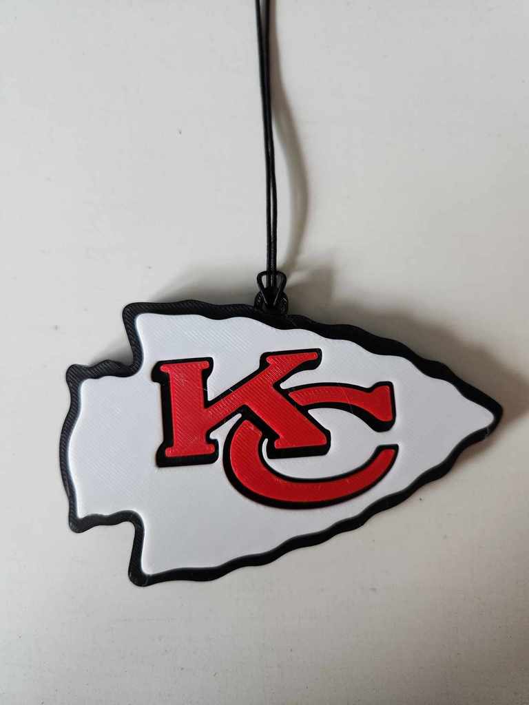 Kansas City Chiefs Car Rearview Mirror Ornament