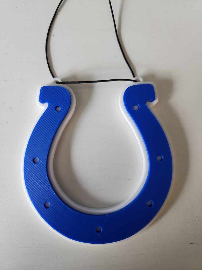 Indianapolis Colts Car Rearview Mirror Ornament