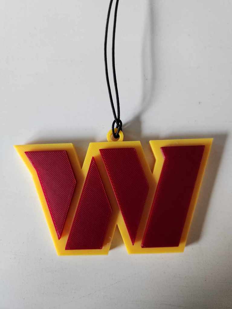 Washington Commanders Car Rearview Mirror Ornament