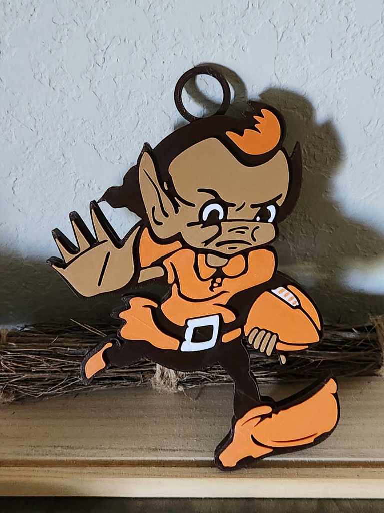 Cleveland Browns Brownie Oversized Necklace
