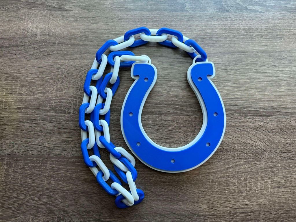 Indianapolis Colts Oversized Necklace, Pendant