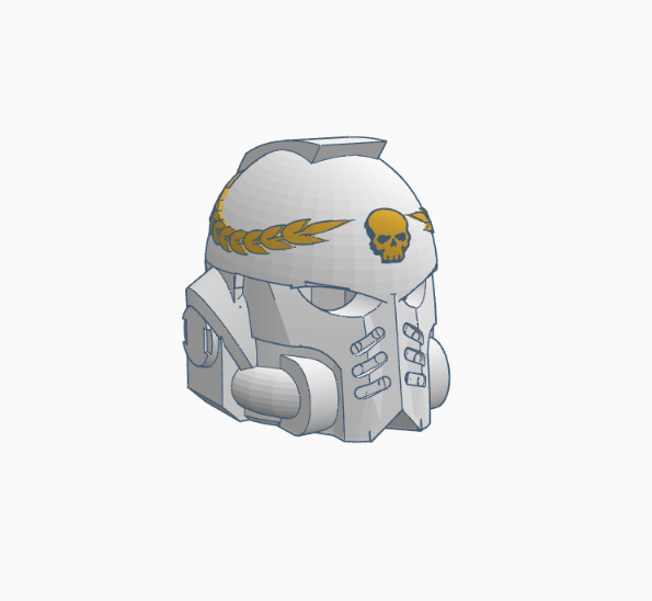 Laurel of victory helmet for Dummy 40K