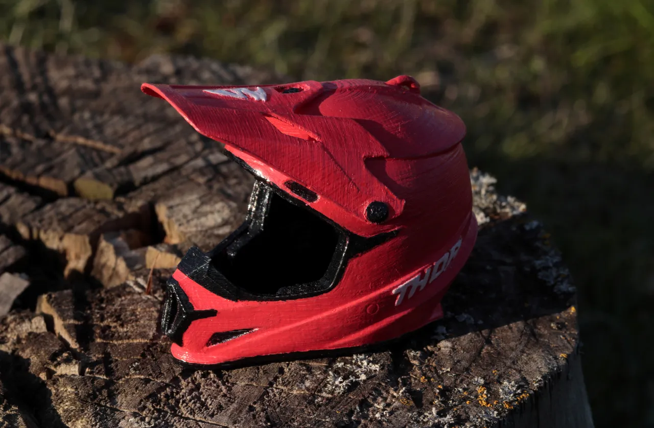 Motocross helmet by RadekC by Cosmos Darkstar | Download free STL model |  Printables.com