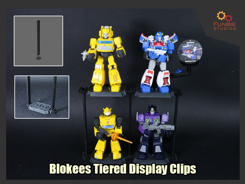 Transformers Blokees Tiered Display Clips