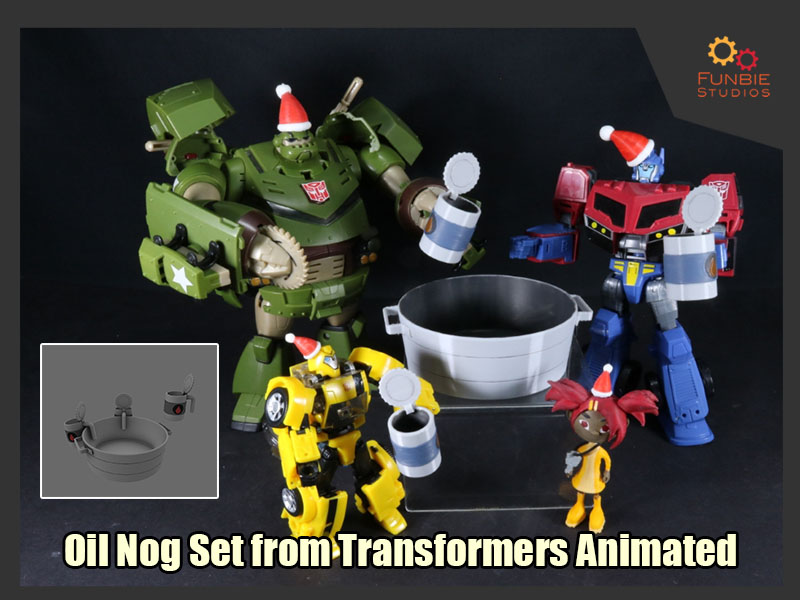 Oil Nog Set from Transformers Animated