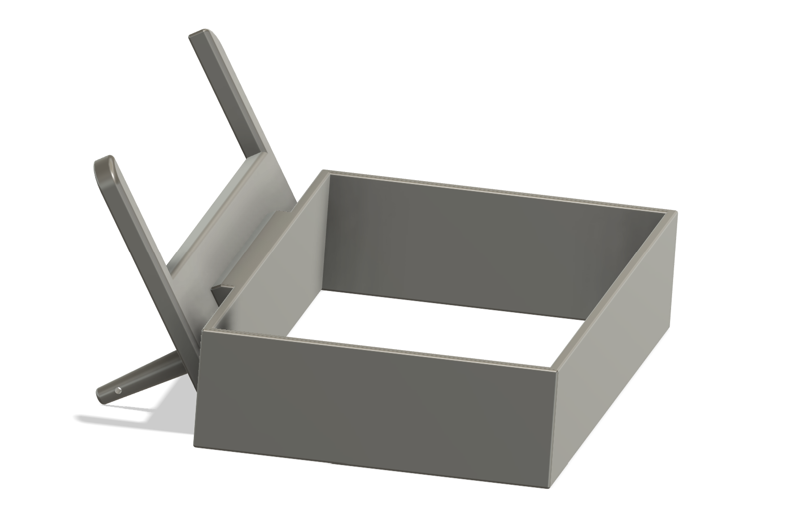 Tesla behind screen tissue box holder - parametric