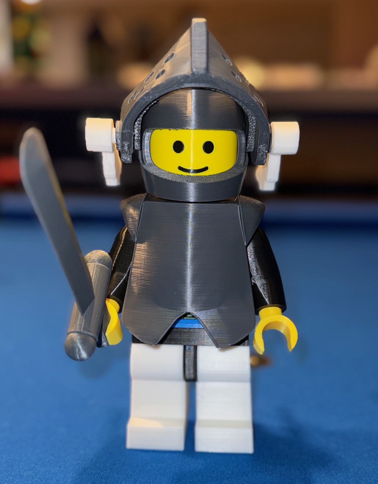 Knight with Armor Brick MegaFigure (5:1 Scale)