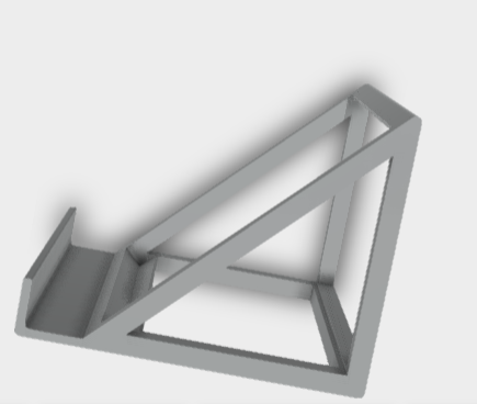 Phone stand hollow