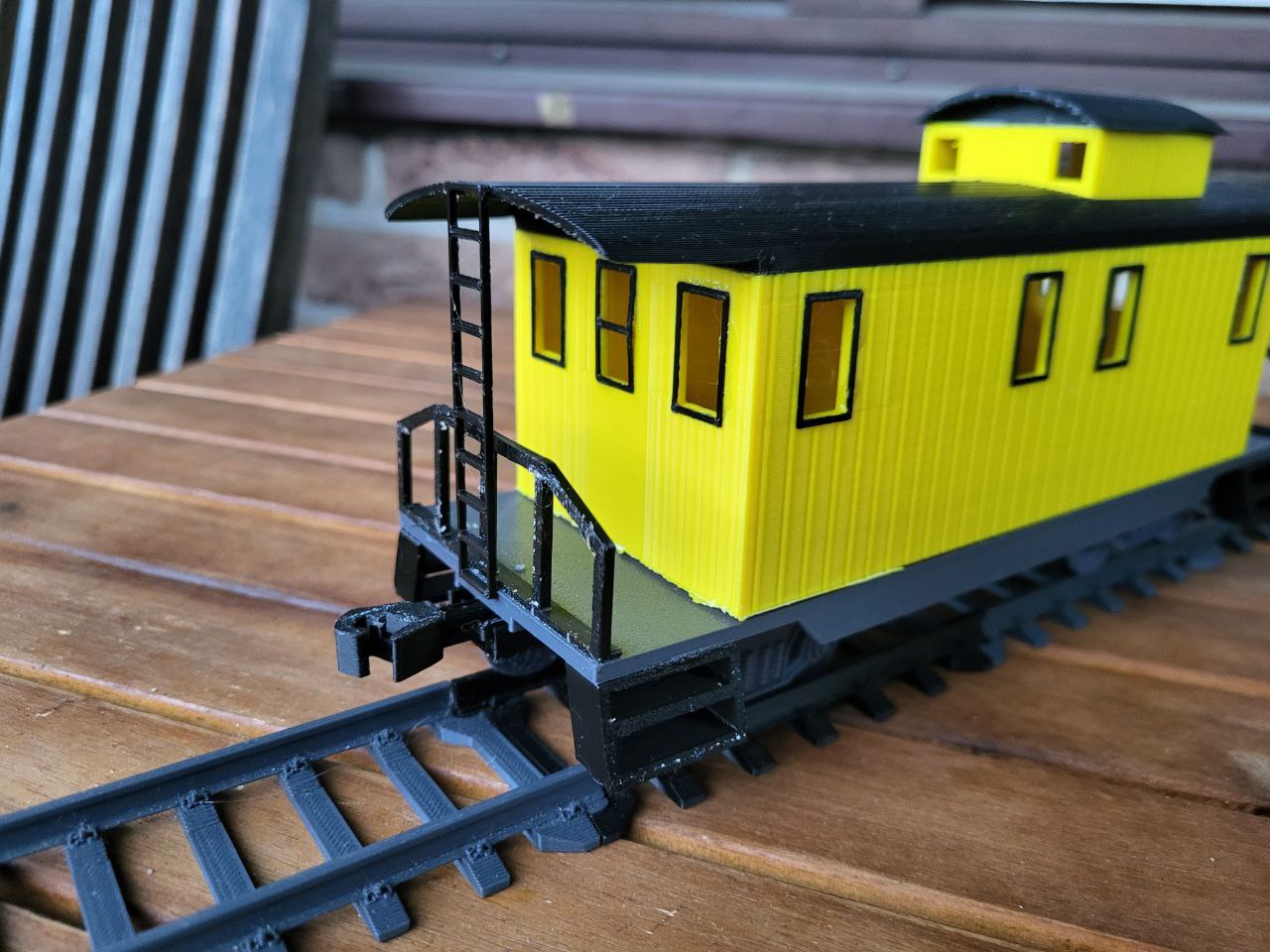 Caboose O Gauge compatible with OS Railway — miniatura 4