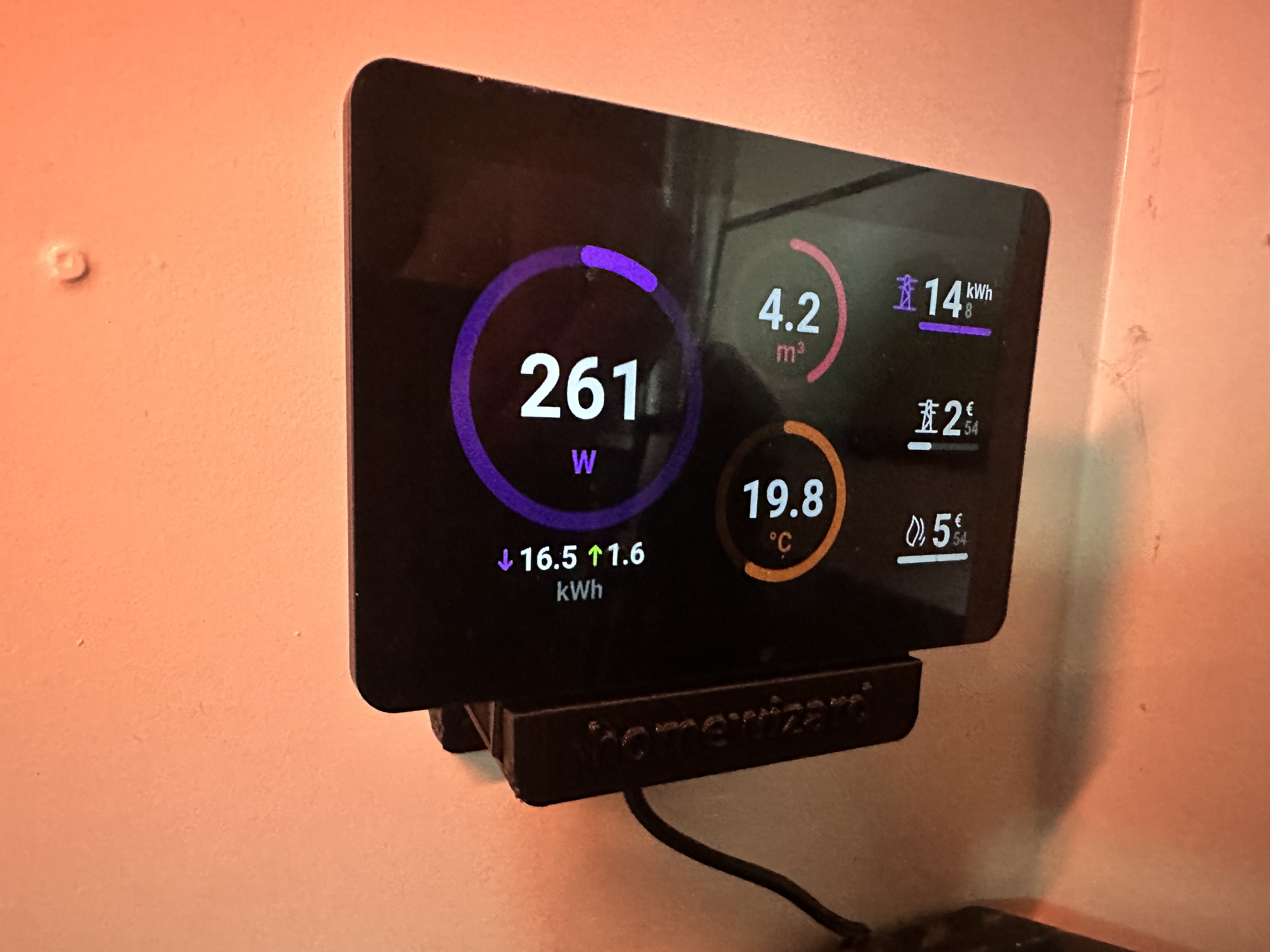 Homewizard Energy Display Wall mount