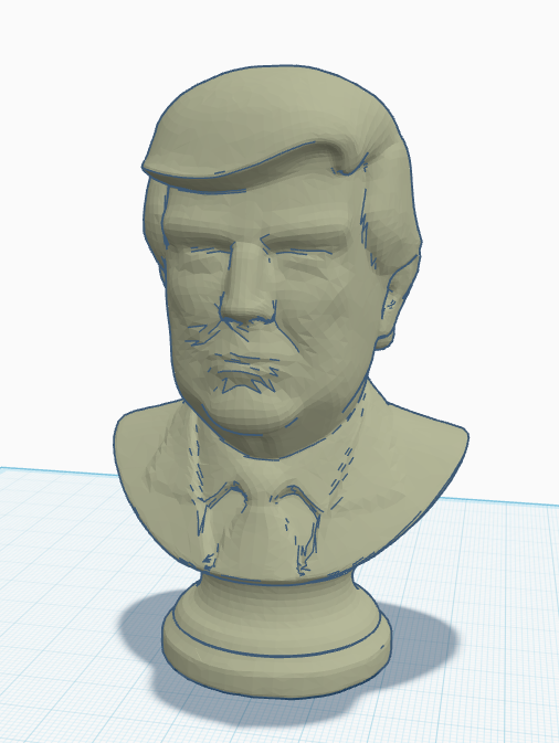 Donald Trump Bust Made in China