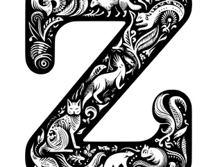Crazy alphabet: Letter Z by Nina Máčová | Download free STL model ...