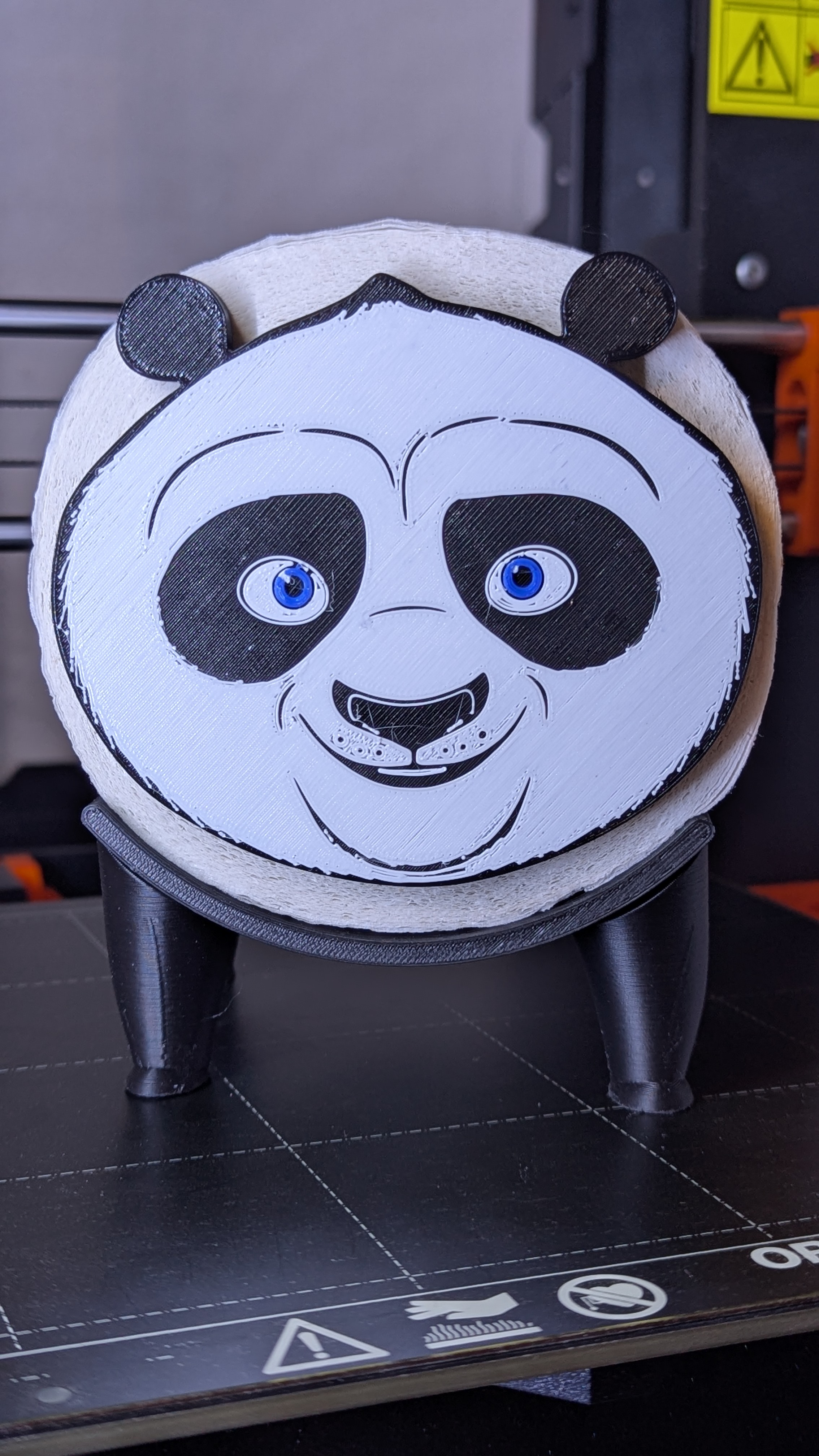Panda toilet paper roll holder