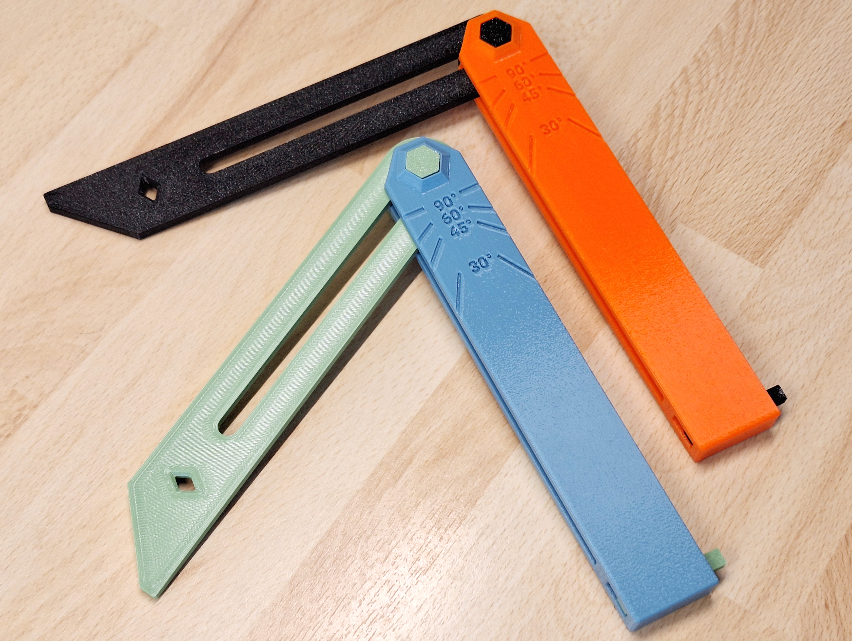 Feature rich angle bevel