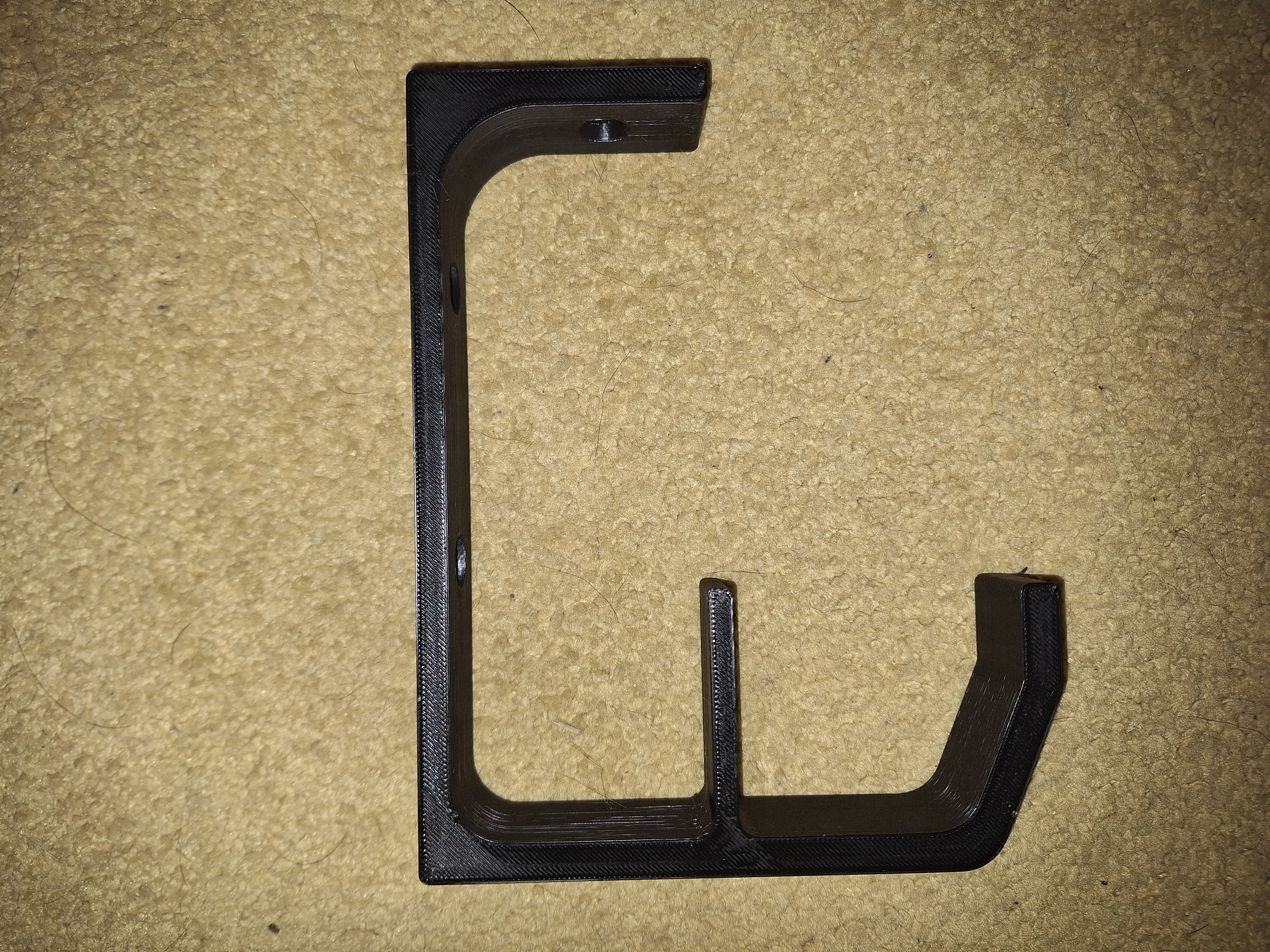 cable organizer hook with divider — miniatura 2