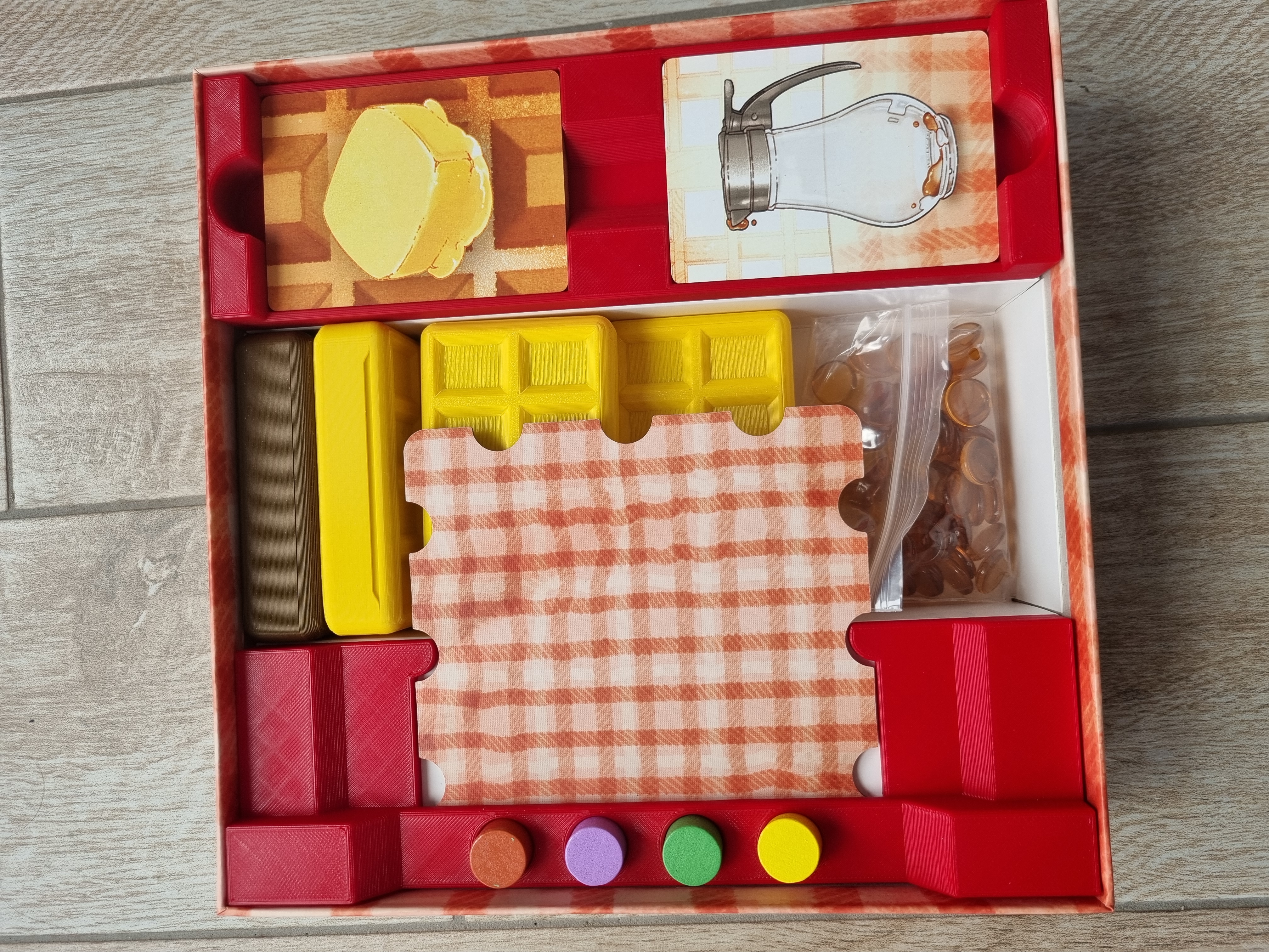 Waffletime Organizer / Inlay (Pegasus Boardgame, Waffelzeit)