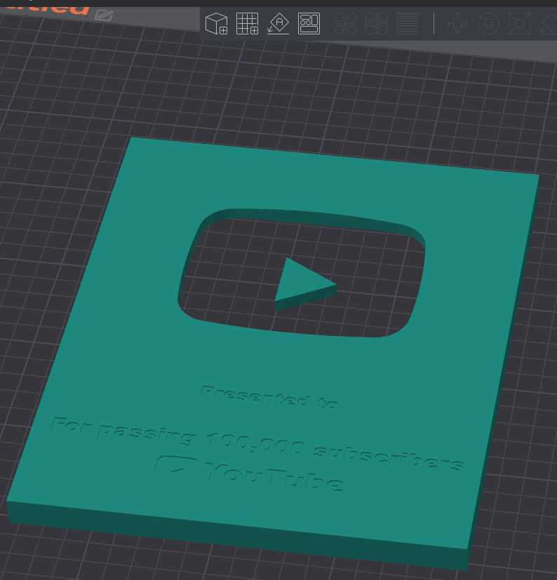 Miniatura 3 do modelo 3D YouTube Silver Play Button