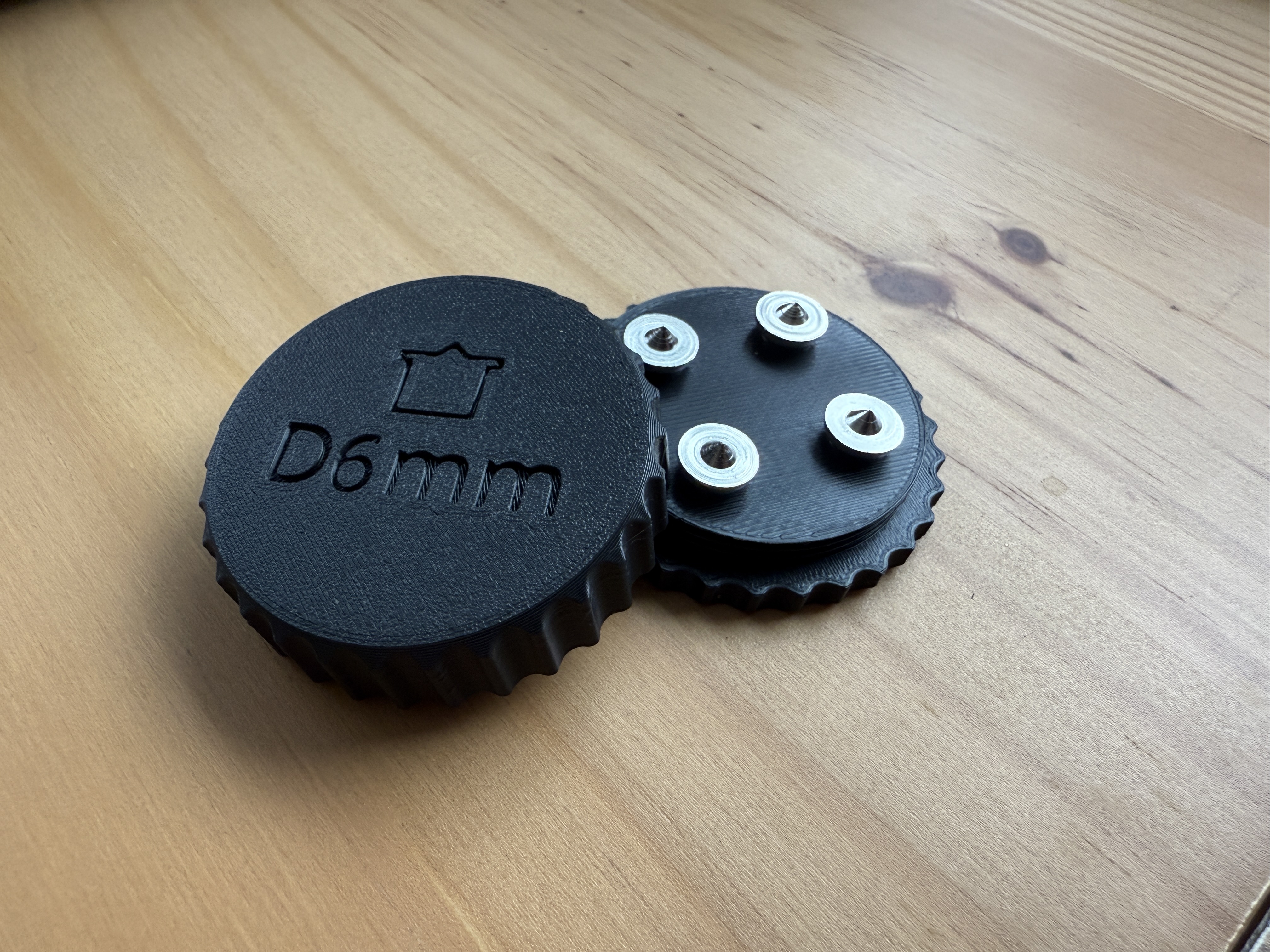 Box for Wood Dowel/Tenon Center D6 mm