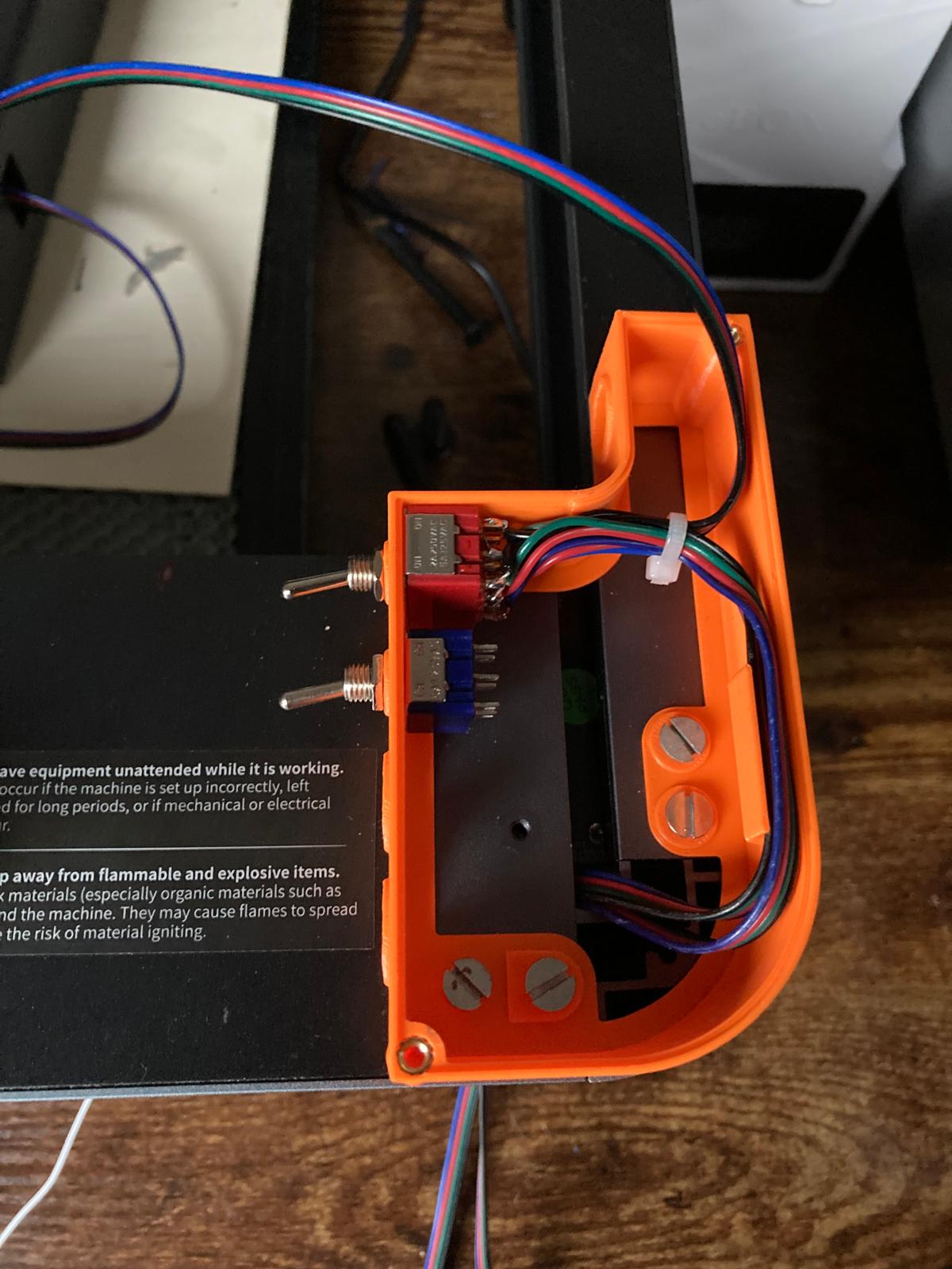 Y-axis-/rotary-switch box for Elegoo Phecda